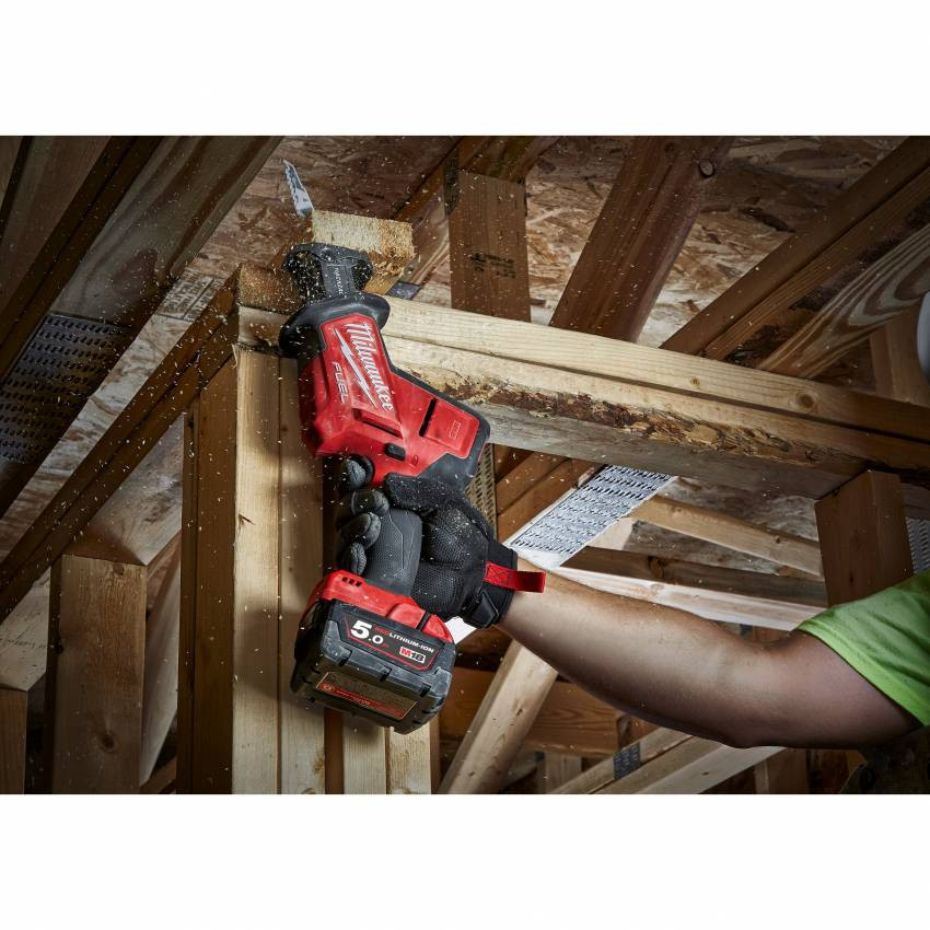 Пила шабельна акумуляторна MILWAUKEE, M18 FHZ-0X (HDкейс)-4933459887