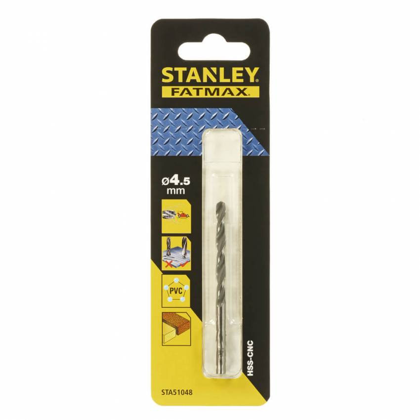 Свердло по металу 4.5 мм STANLEY STA51048-STA51048