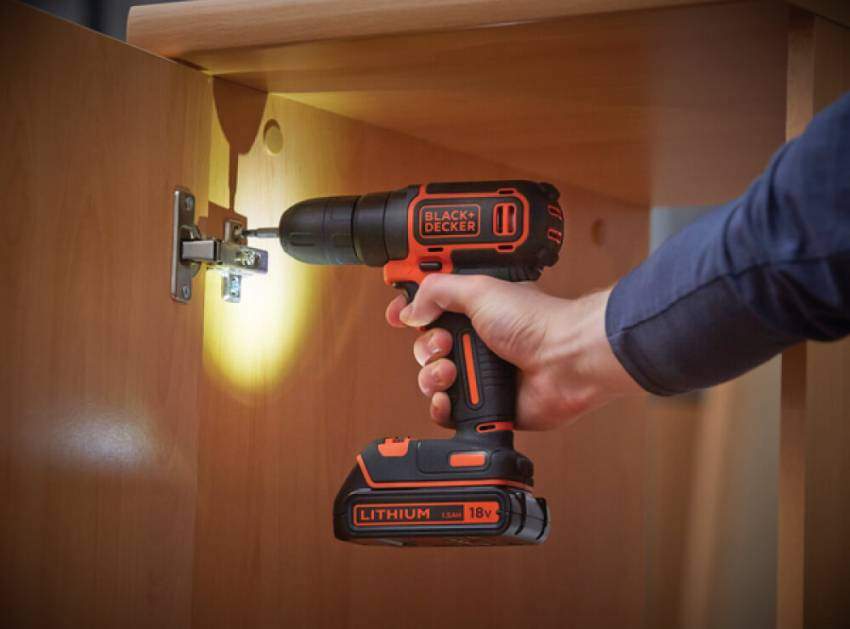 Дриль-шуруповерт акумуляторний BLACK DECKER BDCD18-BDCD18