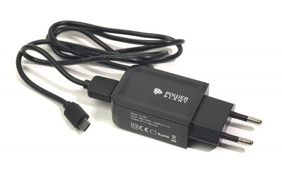 Зарядний пристрій PowerPlant W-280 USB 5V 2A micro USB-[articul]