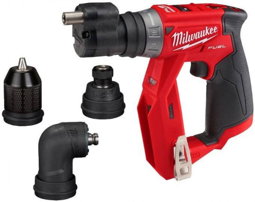 Дриль-шуруповерт акумуляторний MILWAUKEE, M12 FDDXKIT-0X, 34Нм (4 насадки FIXTEC, HD кейс)-4933471332