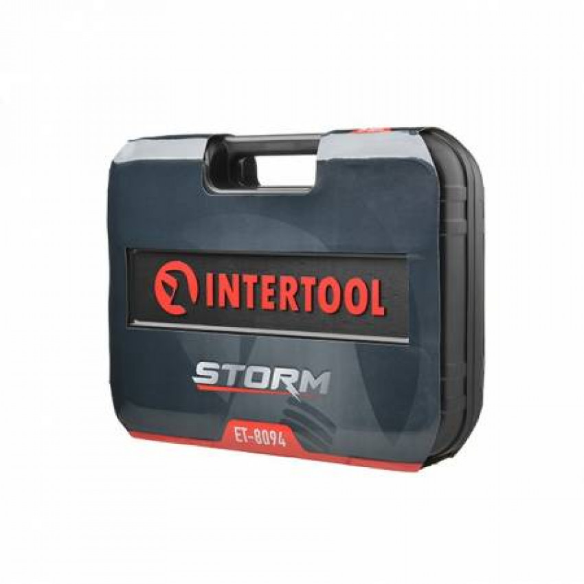 Набір інструментів 1/2" & 1/4", 94 од., Cr-V STORM INTERTOOL ET-8094-ET-8094