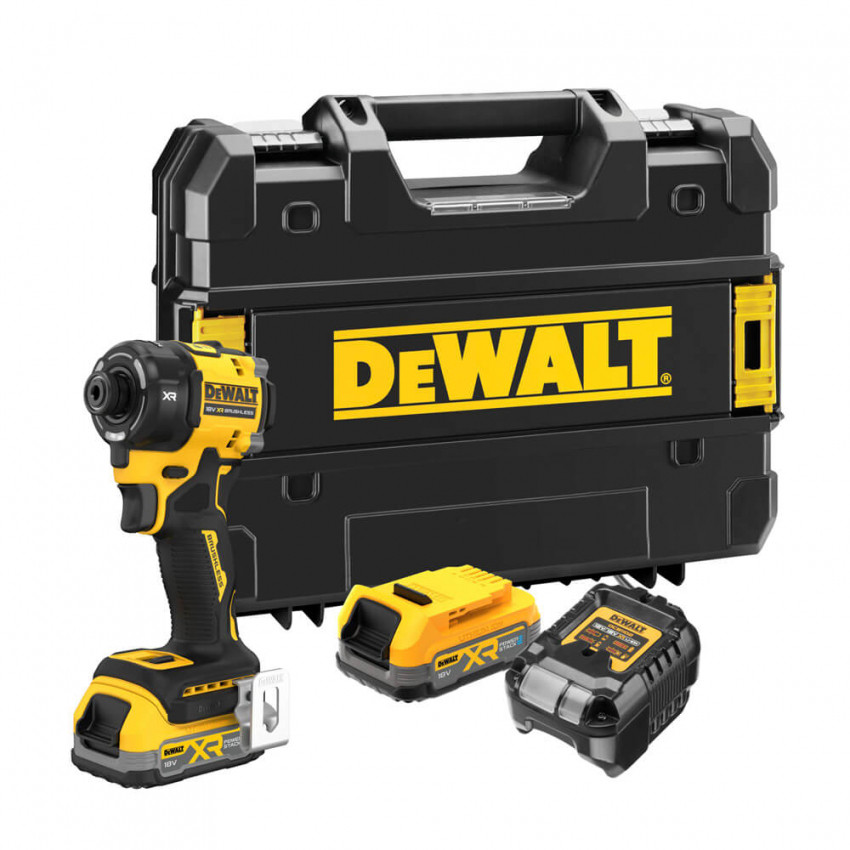 Шурупокрут ударний гідравлічний акумуляторний безщітковий DeWALT DCF870E2T-DCF870E2T