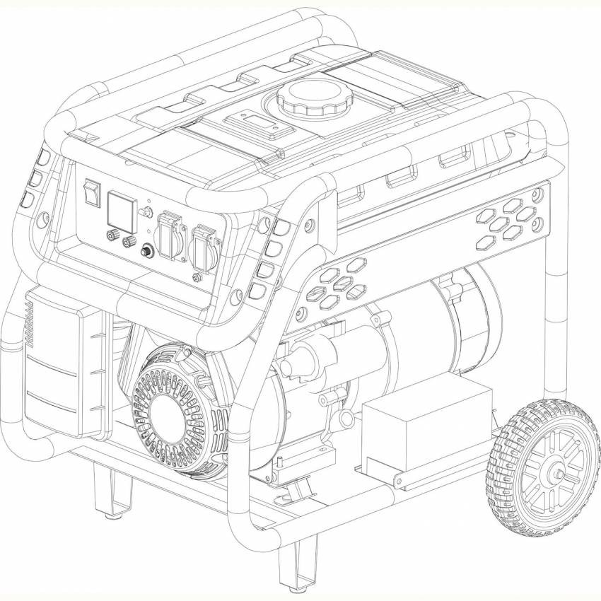 Генератор бензиновий EnerSol EPG-3200SEH-EPG-3200SEH