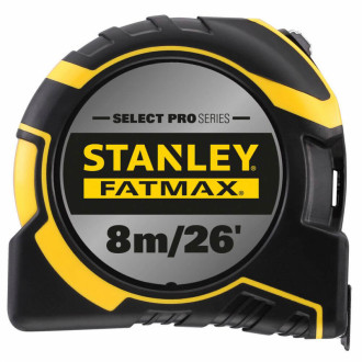 Рулетка вимірювальна FatMax®Autolock довжиною 8 м/26, шириною 25 мм, в обгумованому корпусі, з подвійною шкалою STANLEY FMHT43243-0-[articul]