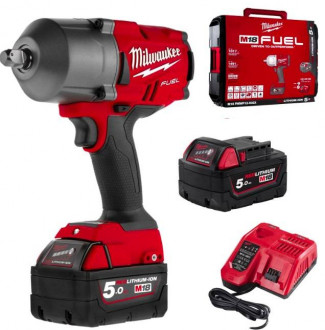 Гайковерт акумуляторний 1/2&quot; MILWAUKEE, M18 FHIWP12-502X, 1491Нм (зарядний пристрій, 2 акум.Х 5Ач, HDкейс)-[articul]