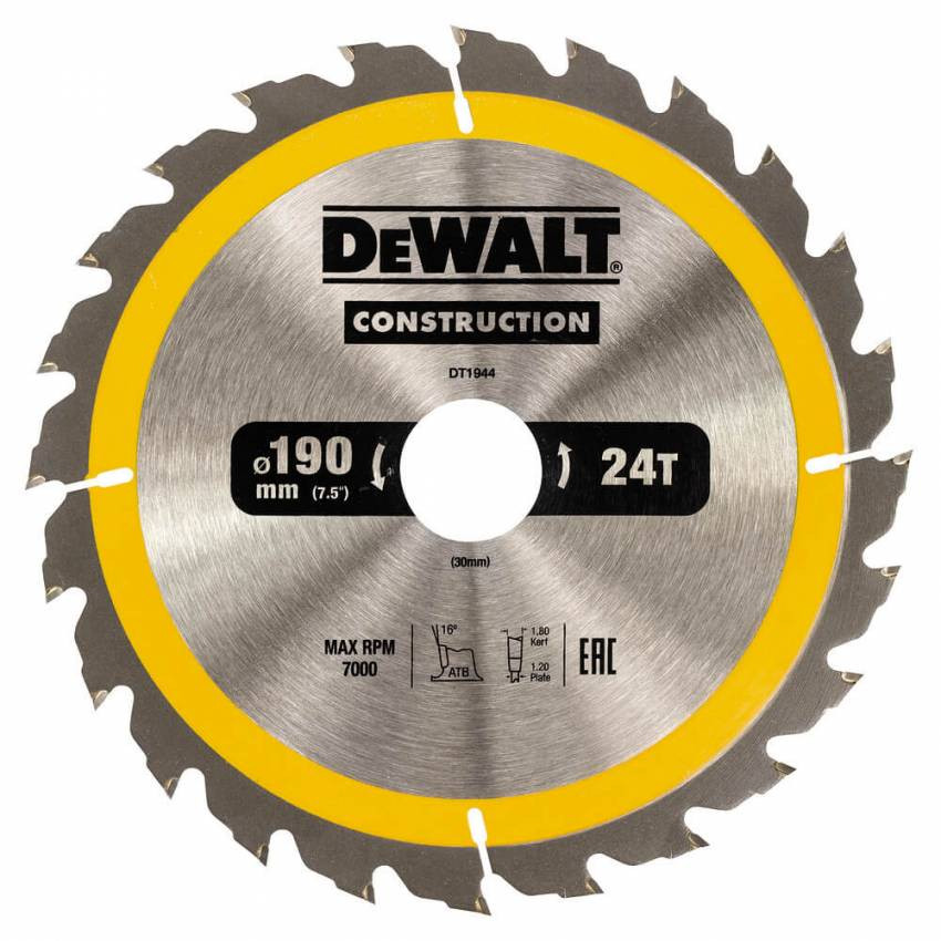 Диск пильний DeWALT DT1944-DT1944