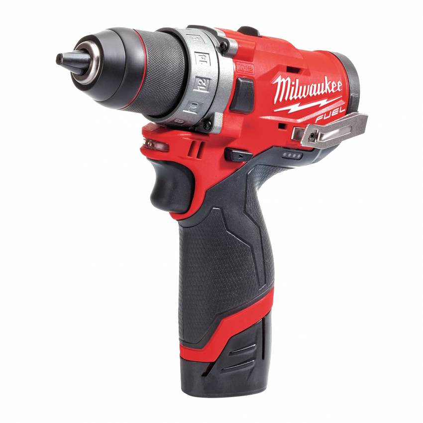 Дриль-шуруповерт акумуляторний MILWAUKEE, M12 FDD-602X, 44Нм (зарядний пристрій, 2 акум.Х 6Ач, HDкейс)-4933459820