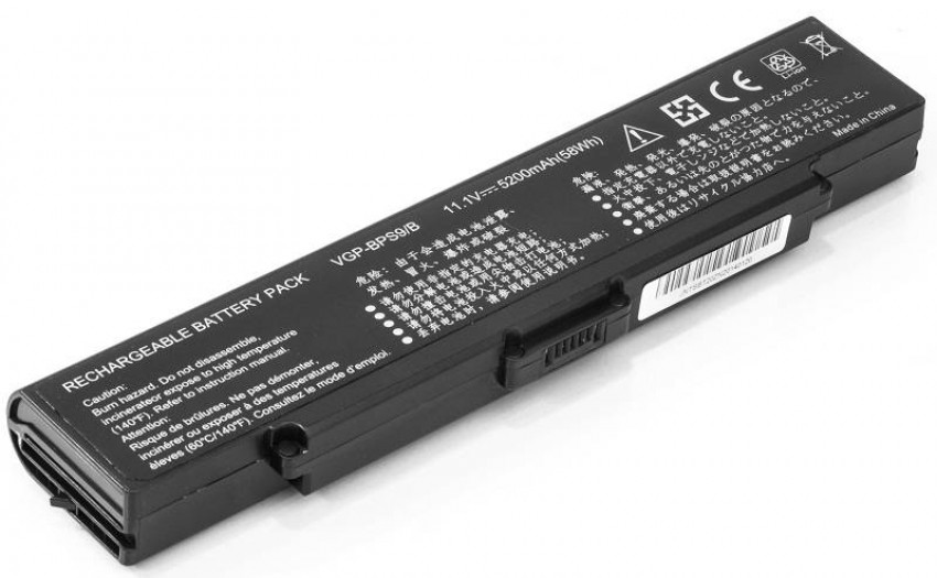 Аккумулятор для ноутбука SONY VAIO VGN-CR20 (VGP-BPS9, SO BPS9 3S2P) 11.1V 5200mAh-NB00000137