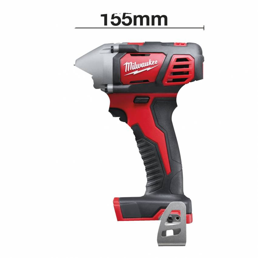 Гайкокрут акумуляторний 1/2" MILWAUKEE, M18 BIW12-402C, 240Нм (зарядний пристрій, 2 акум.Х 4Ач, кейс)-4933443607