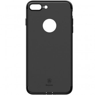 Чохол Baseus для iPhone 8 Plus/7 Plus Simple Solid Black (ARAPIPH7P-MS01)-[articul]