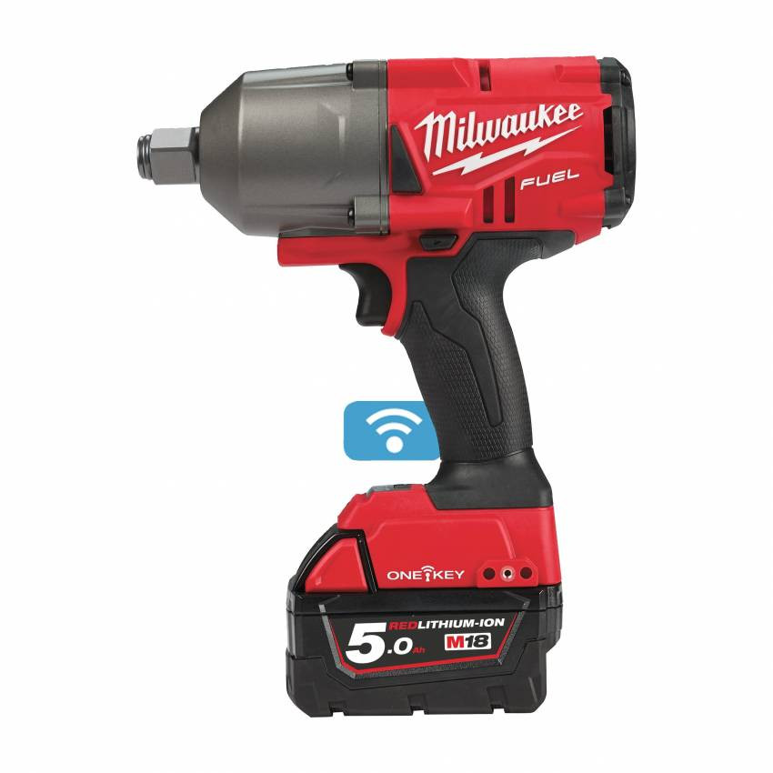 Гайкокрут акумуляторний 3/4" MILWAUKEE, M18 ONEFHIWF34-502X, 2034Нм (зарядний пристрій, 2 акум.X 5Ач, HDкейс)-4933459730