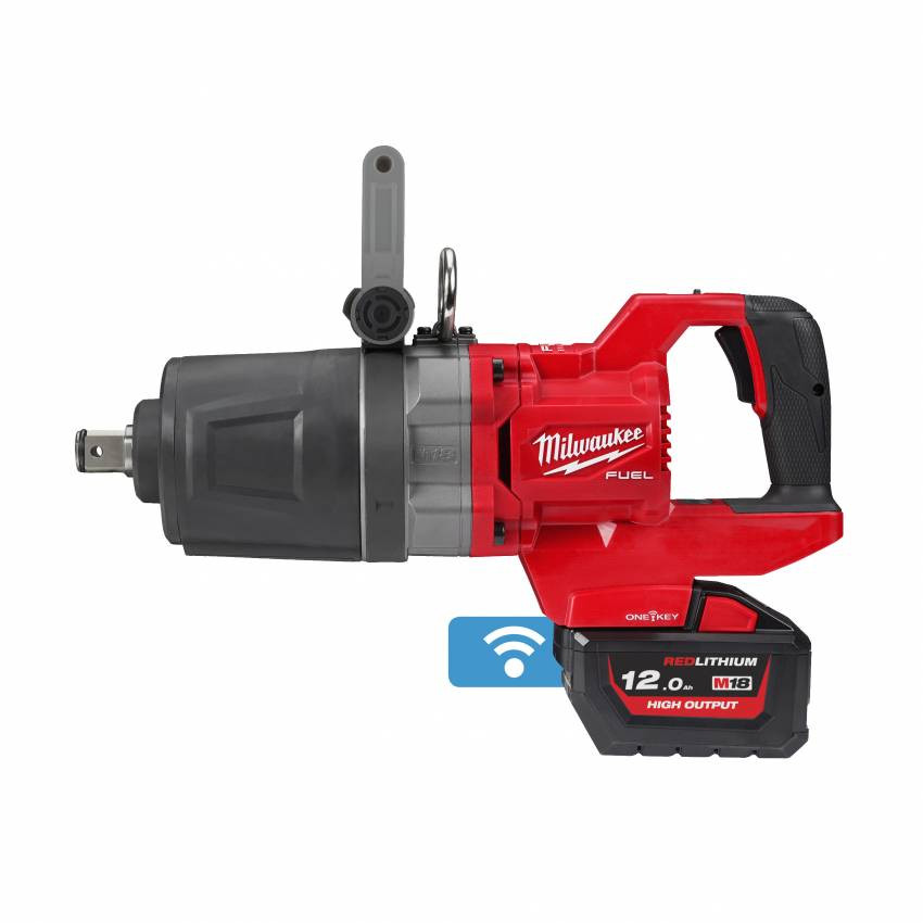 Гайкокрут акумуляторний 1" MILWAUKEE, M18 ONEFHIWF1DS-121C, 2711Нм (+зар.пристрій, 1акум.Х 12Аг,кейс-4933472072