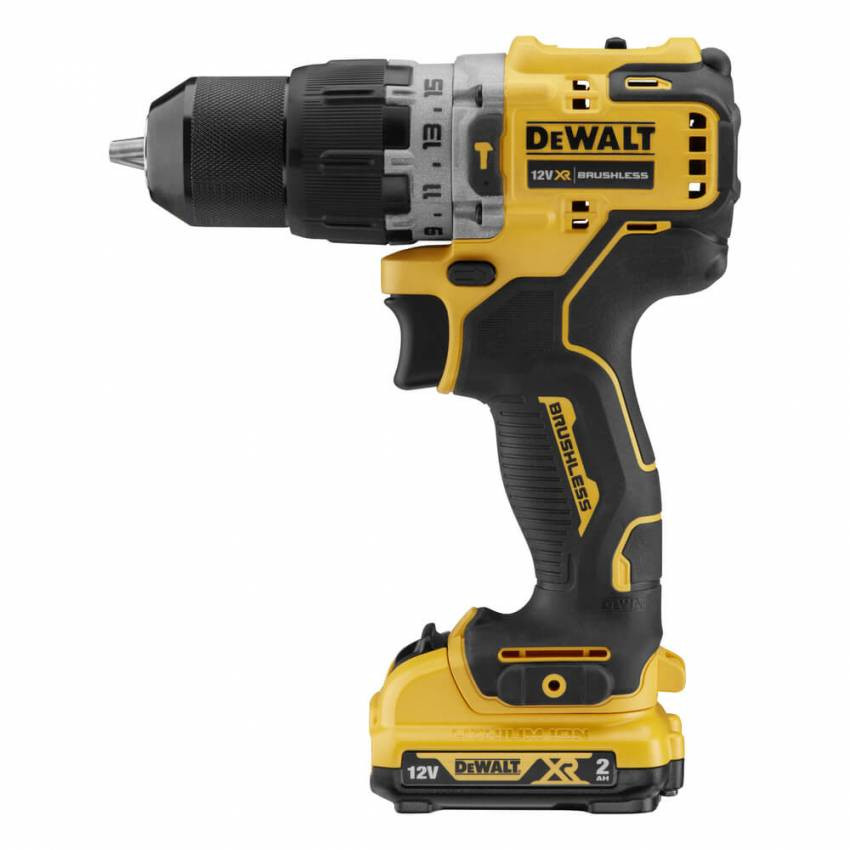 Дриль-акумуляторний безщітковий ударний DeWALT DCD706D2-DCD706D2