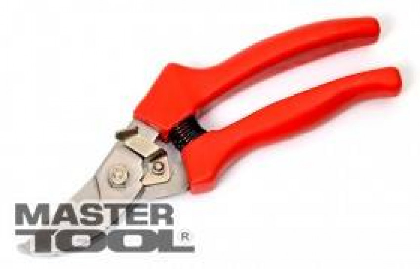 MasterTool Секатор садовий 200 мм із пластиковими ручками, лезо С45, Арт.: 14-6107-14-6107