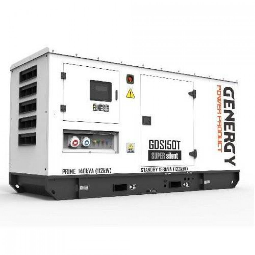 Генератор дизельний GENERGY GDS150T 123 кВт-240039090