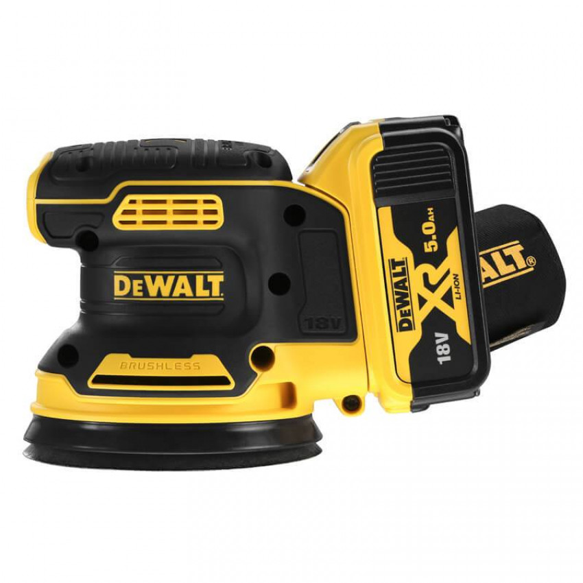 Шліфмашина ексцентрикова акумуляторна безщіткова DeWALT DCW210P2-DCW210P2