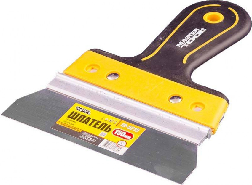 Шпатель MASTERTOOL AL-PROFI 150х35 мм TPR ручка 19-5215-19-5215