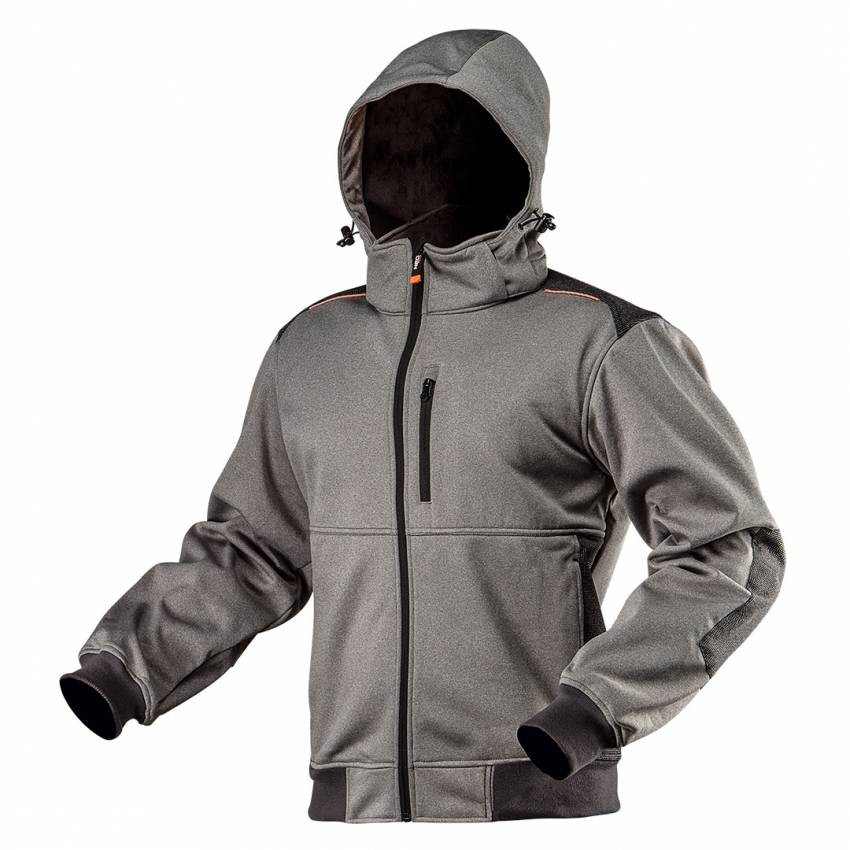 Блуза softshell з капюшоном, що відстібається - посилена; розмір L-81-551-L