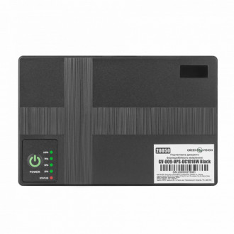 Портативне джерело безперебійного живлення GreenVision GV-009-UPS-DC1018W Black-[articul]