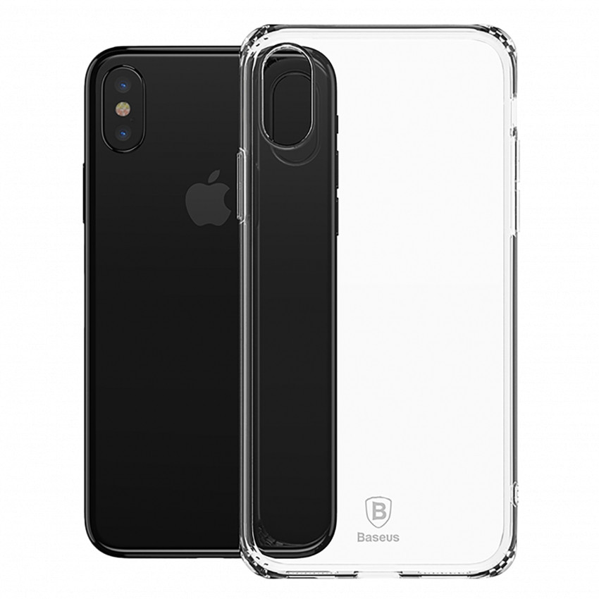 Чохол Baseus для iPhone X/Xs Anti-fall TPU Transparent (ARAPIPHX-C02)-