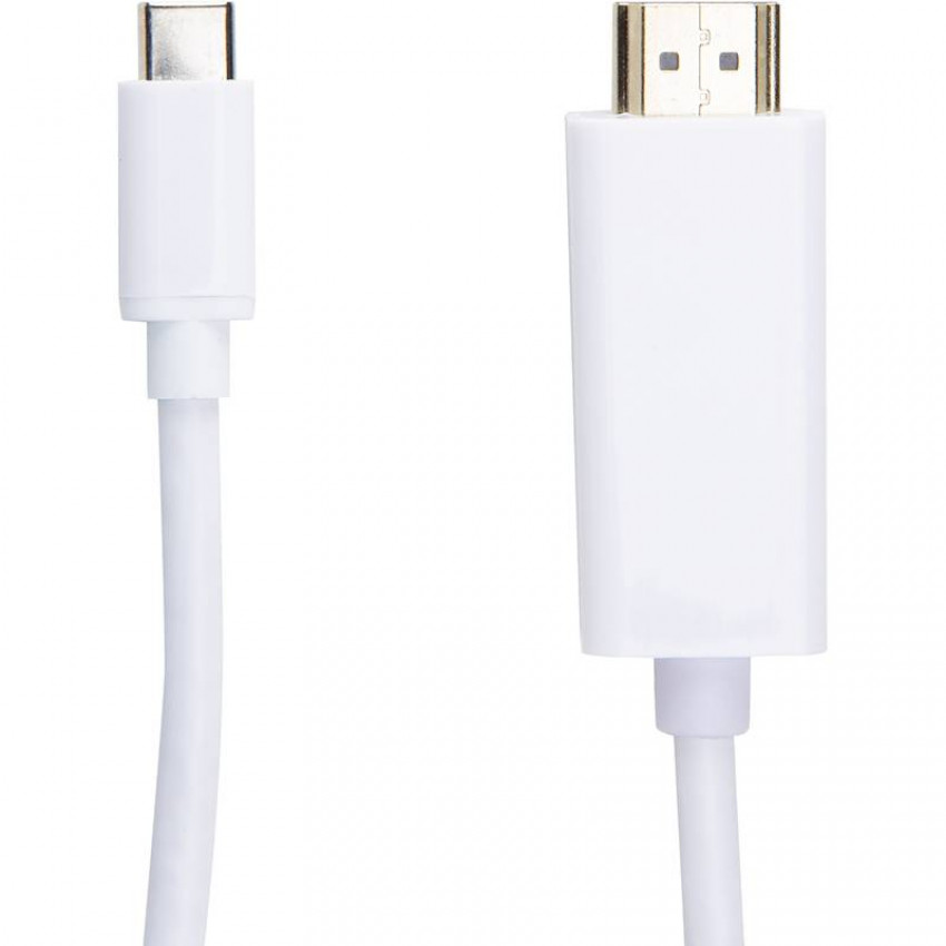 Відеокабель PowerPlant HDMI male - USB Type-C, 1.8м-CA910878