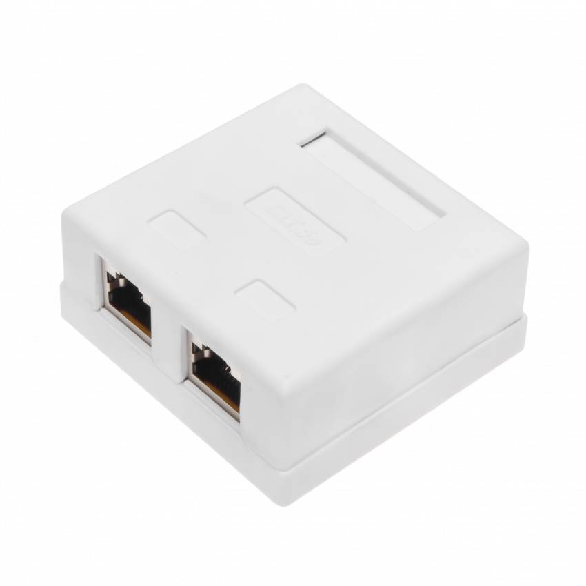 Розетка RJ-45 2-порта кат.5е FTP LP-214-