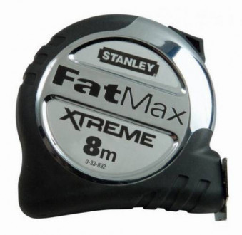 Вимірювальна рулетка STANLEY &quot;FatMax® Xtreme™&quot;, 8 м х 32мм, гумовий литий хромир. Корпус.-[articul]