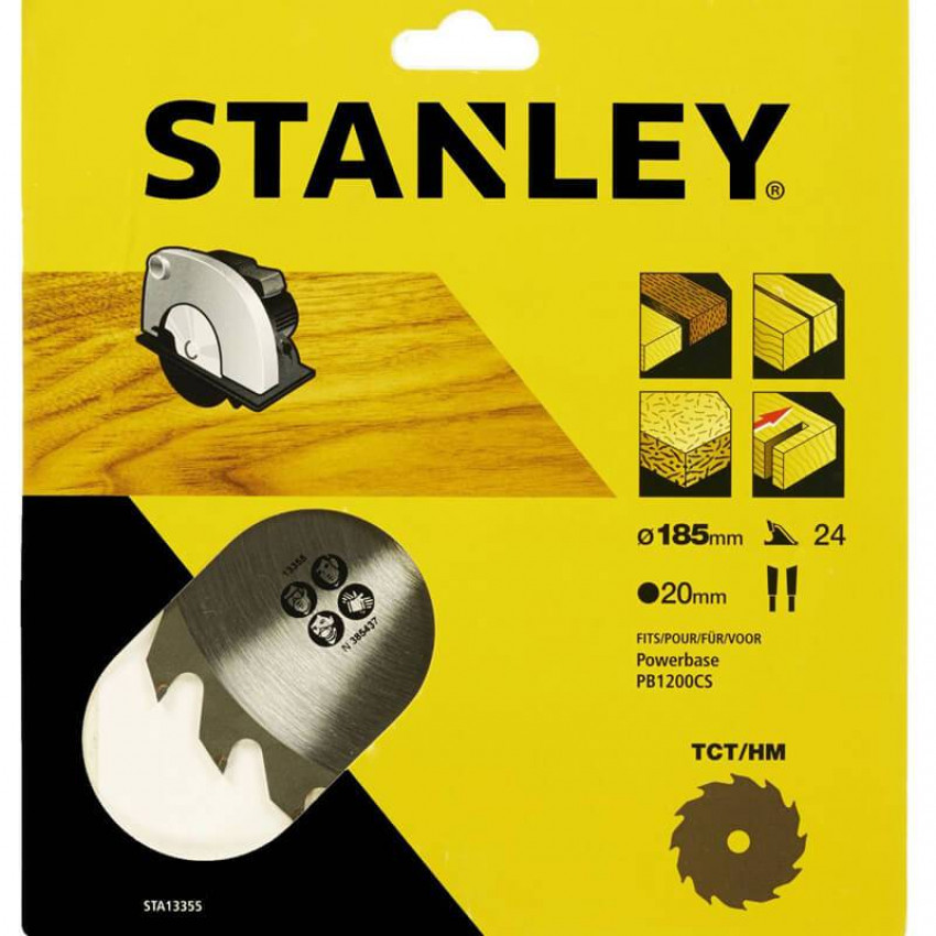 Диск пильний TCT/HM STANLEY STA13355-STA13355