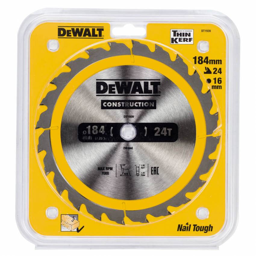 Диск пильний DeWALT DT1939-DT1939