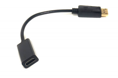 Кабель-перехідник PowerPlant HDMI - DisplayPort, 0.2м-[articul]