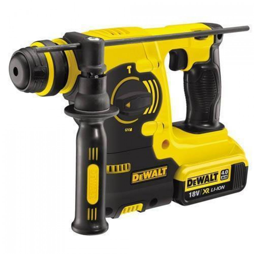 Перфоратори DeWALT, SDS PLUS, акум. 18В, 3,6 Дж(2,1 за EPTA), макс. діаметр св. 24мм, 0-4500 уд/хв, 2 акум., 4.0Ah Li Ion, валіза.-DCH253M2