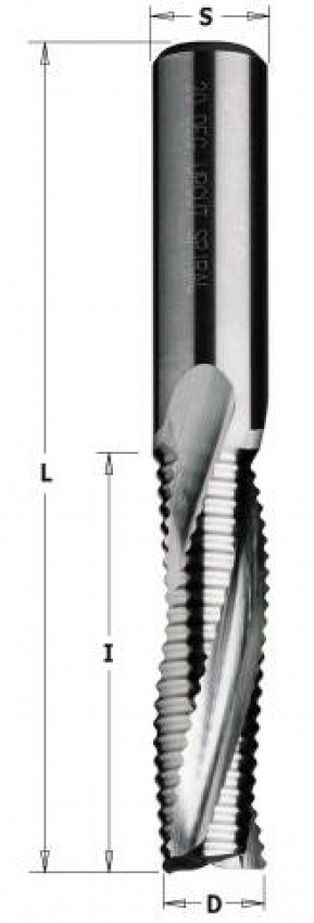 195.161.11 Фреза спіральна D=S=16 I=35 L=90 Z=3 чорнова обробка-195.161.11