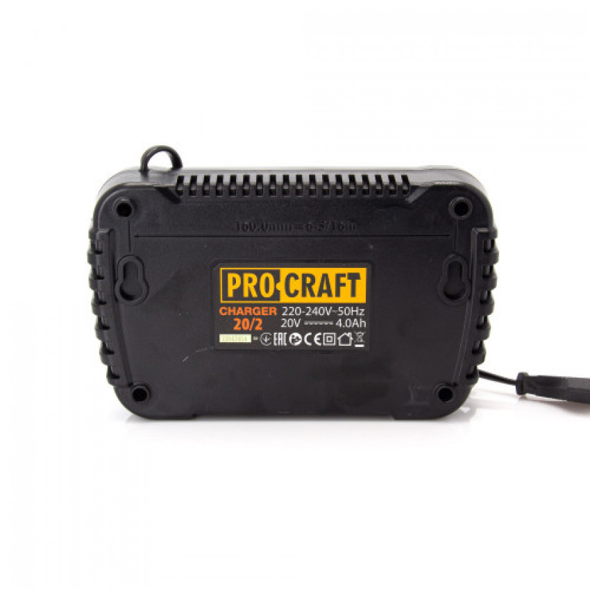 Акумуляторна пила Procraft PCA40/2 + 2 акб 4Аг + ЗП charger20/2 + Олива для ланцюга 1л-PCA40/24