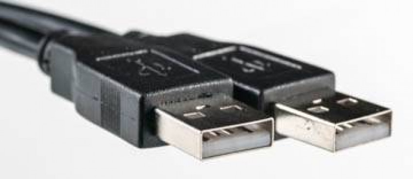 Кабель PowerPlant USB 2.0 AM-AM, 3м, один ферит-KD00AS1215