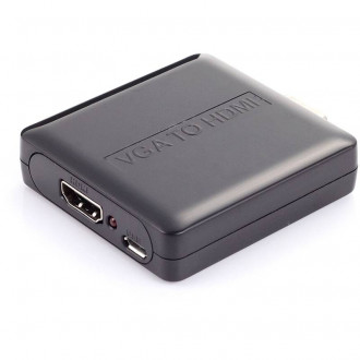 Конвертер PowerPlant HDMI - VGA R/L (HDCVGA02-M)-[articul]