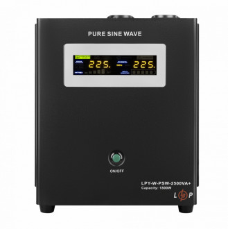 ДБЖ з правильною синусоїдою 24V LPY-W-PSW-2500VA+(1800Вт)17A/31A для LiFePO4-[articul]