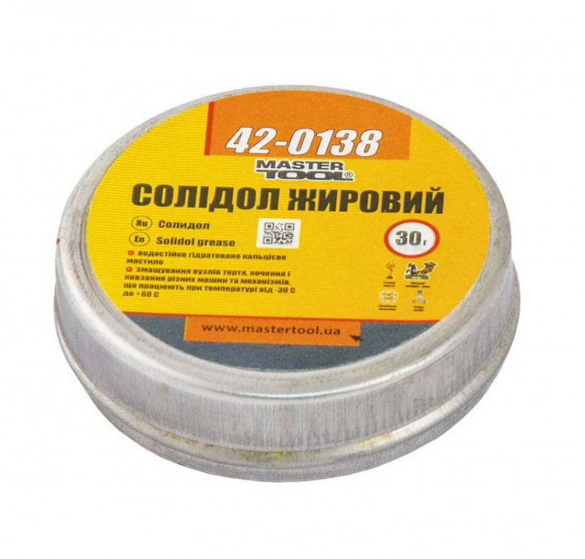 Солідол жировий MASTERTOOL 30 г жесть 42-0138-42-0138