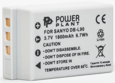 Акумулятор PowerPlant Sanyo DB-L90 1800mAh-[articul]