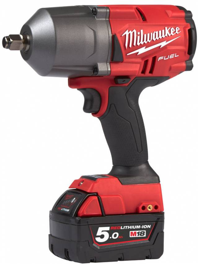 Гайкокрут акумуляторний 1/2" MILWAUKEE, M18 FHIWF12-502X, 1898Нм, (зарядний пристрій, 2 акум.Х 5Ач, HDкейс)-4933459696