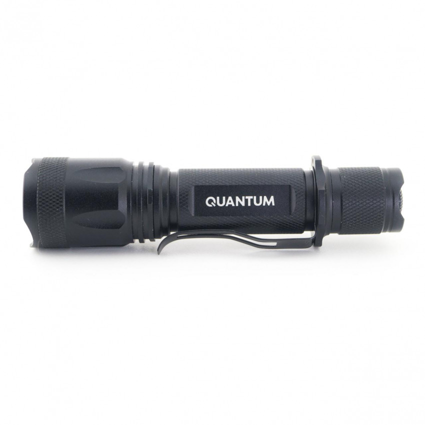 Ліхтар ручний Quantum Techno 10W LED з USB + Li-ion18650/2600mAh, box-QQM-FL1010-18650/2600-CB