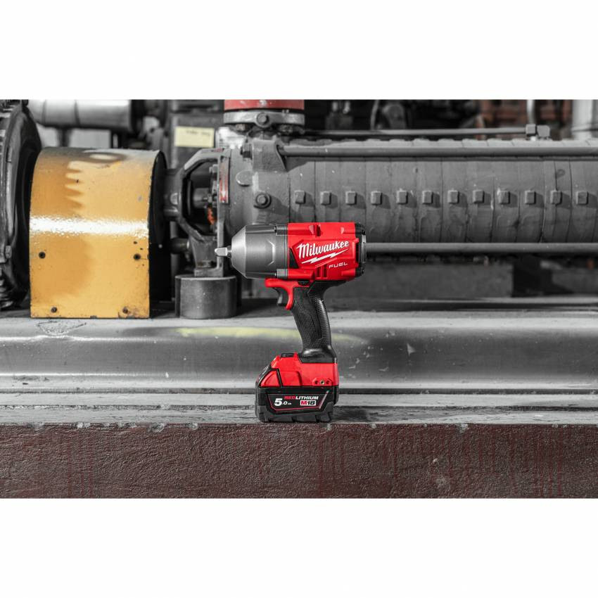 Гайковерт акумуляторний 1/2" MILWAUKEE, M18 FHIWP12-502X, 1491Нм (зарядний пристрій, 2 акум.Х 5Ач, HDкейс)-4933459693