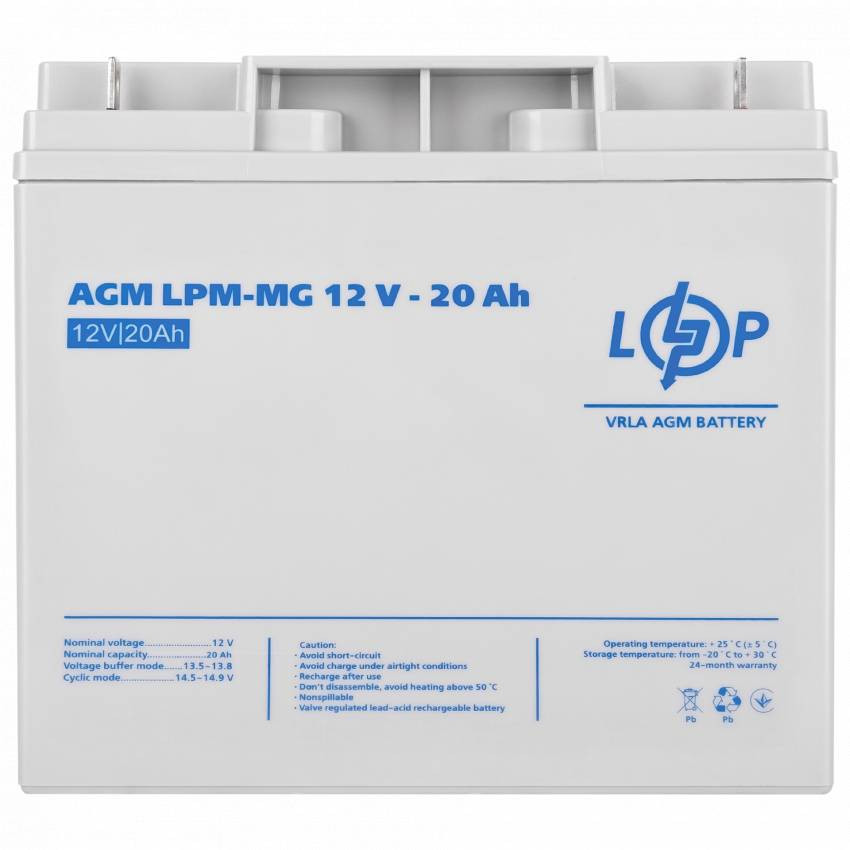 Акумулятор мультигелевий AGM LPM-MG 12V - 20 Ah для Mercedes-