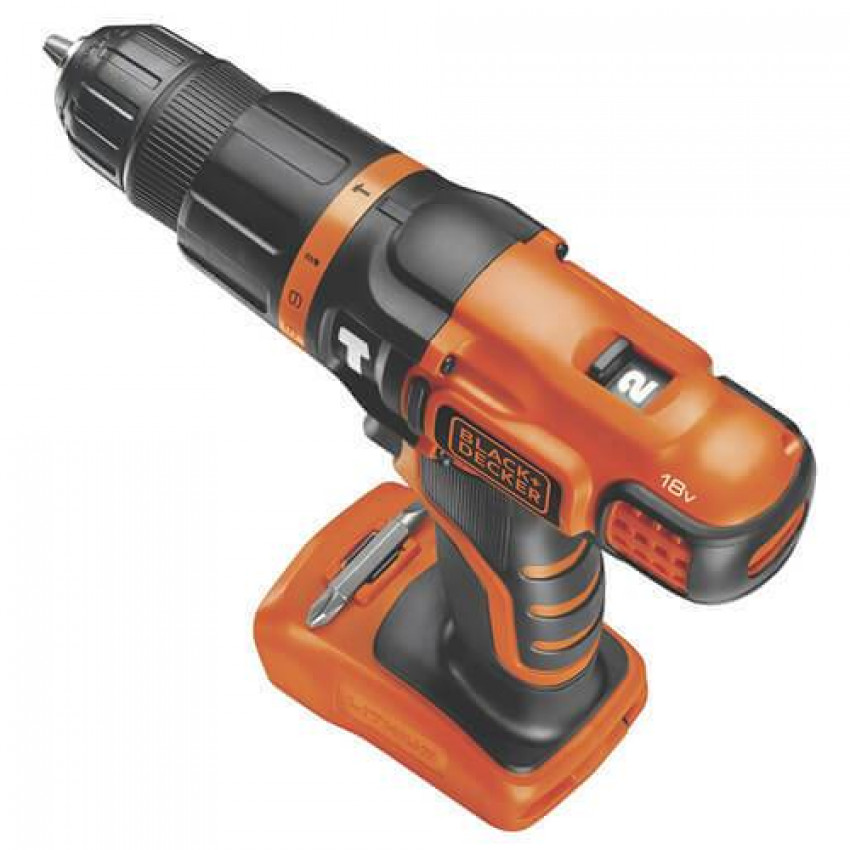 Дриль акумуляторний ударний BLACK DECKER BDCH188N-BDCH188N