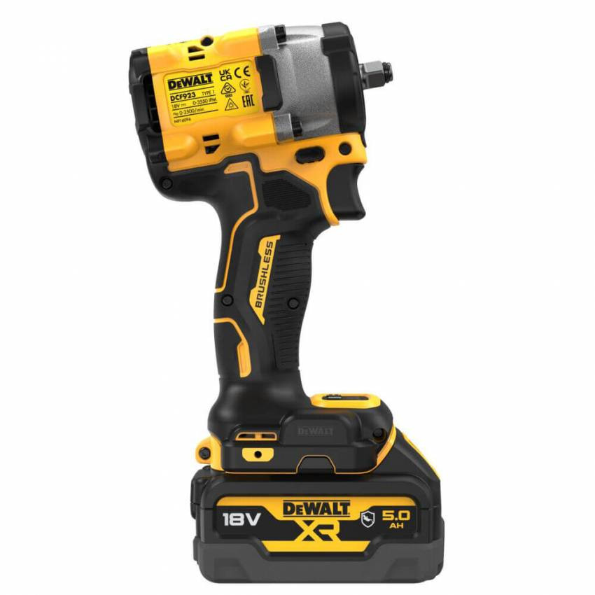 Гайковерт ударний акумуляторний безщітковий DeWALT DCF923P2G-DCF923P2G