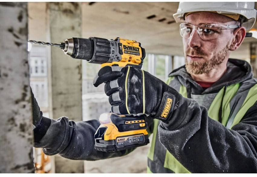 Дрель-шуруповёрт аккумуляторная бесщёточная ударная DeWALT DCD805E2T-DCD805E2T