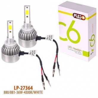 Лампи PULSO С6/LED/H27-880/881/2*280°COB/12-24v36w/3800Lm/4300К-[articul]