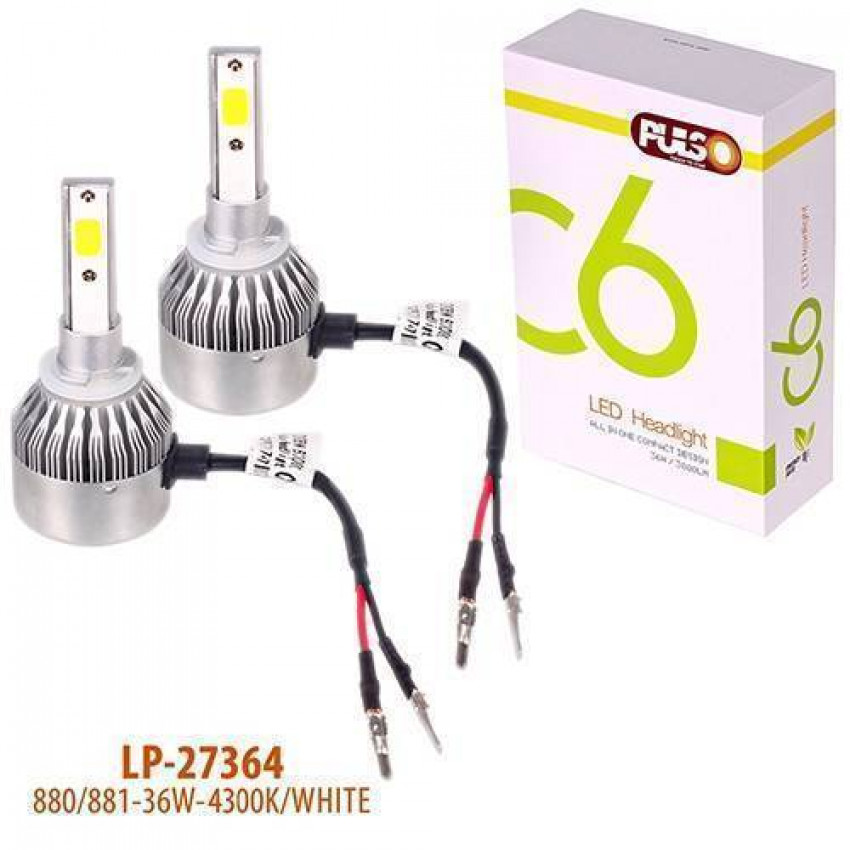 Лампи PULSO С6/LED/H27-880/881/2*280°COB/12-24v36w/3800Lm/4300К-LP-27364 (40)