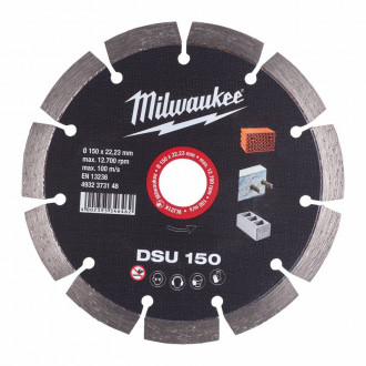 Диск алмазний MILWAUKEE DSU 150, Ø150мм-[articul]