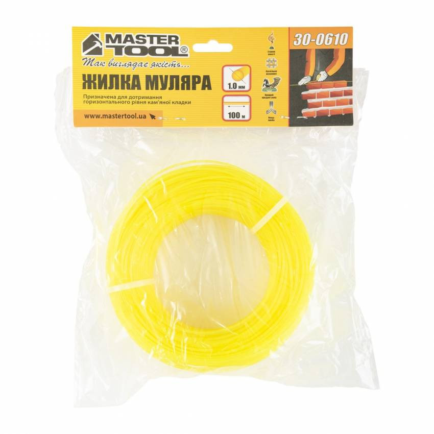 MasterTool Лісочка муляра 1,0мм*100м, Арт.: 30-0610-30-0610